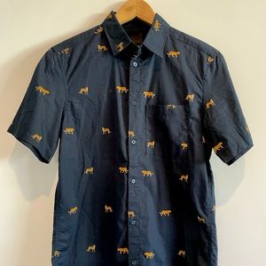 H&M Animal Print Short-Sleeve Shirt